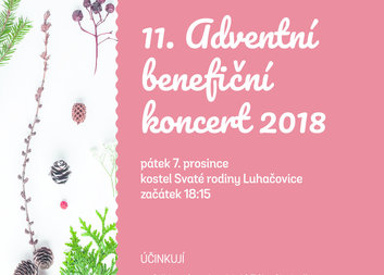 Kdo letos vystoupí na benefičním koncertu pro Charitu Luhačovice?