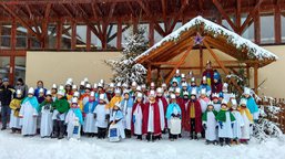 Tříkrálová koleda a dobré skutky prošly zasněžené Luhačovice a okolní obce