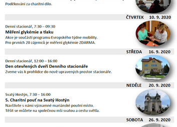 DNY CHARITY LUHAČOVICE – ZÁŘÍ 2020